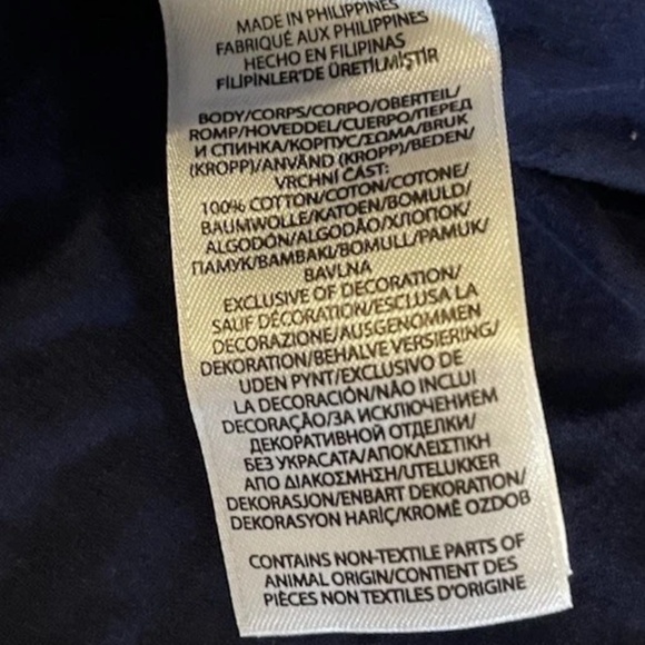 Polo Ralph Lauren Mens Fine Wale Corduroy Shirt XL Navy Button-Up Classic Crest - Picture 5 of 7